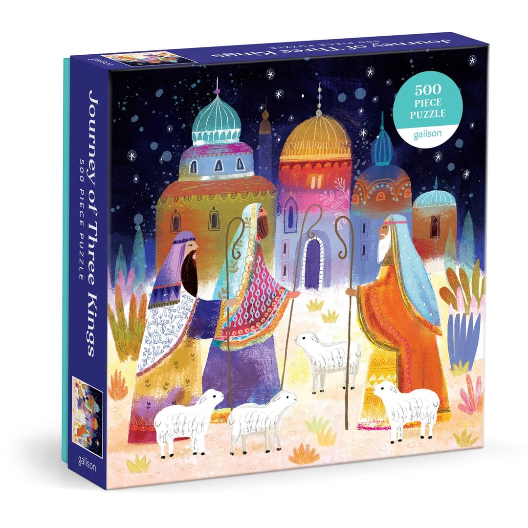 Hachette Book Group USA Puzzle Journey of Three Kings 500 Piece Puzzle