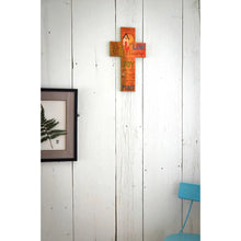 Load image into Gallery viewer, Sincerely Sticks Home Decor - Indoor - Furniture Lighting Mirrors Wall Art Joy of Family Cross Plaque

