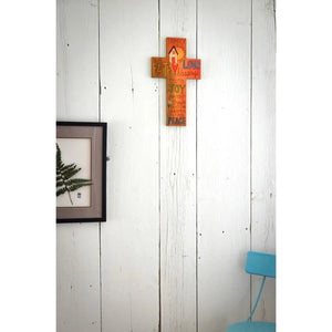 Sincerely Sticks Home Decor - Indoor - Furniture Lighting Mirrors Wall Art Joy of Family Cross Plaque