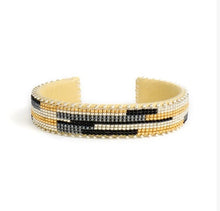 Load image into Gallery viewer, Etkie Jewelry Kalani Beaded Glass Cuff -Small
