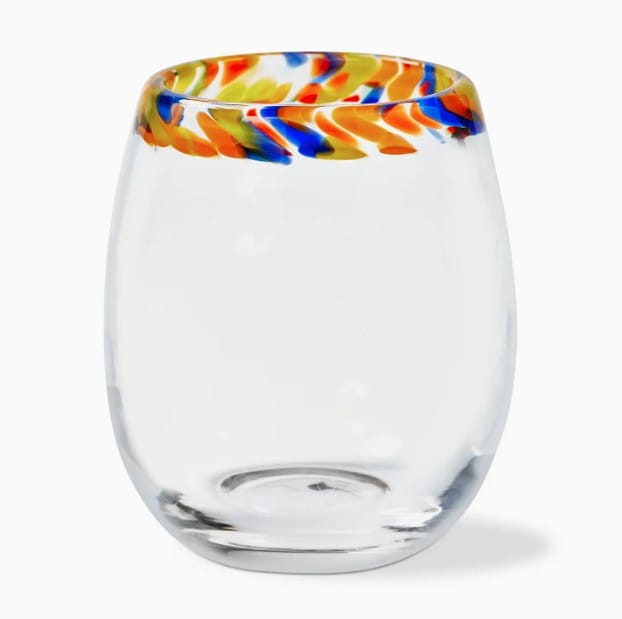 Tag True Living Kaleidoscope Stemless Wine Glass