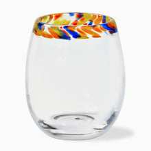 Load image into Gallery viewer, Tag True Living Kaleidoscope Stemless Wine Glass
