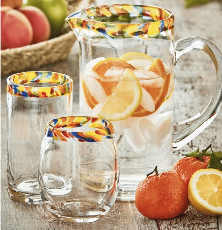 Tag True Living Kaleidoscope Stemless Wine Glass