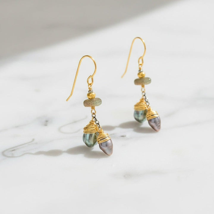 J &amp; I Jewelry Earrings Keishi Pearl Earrings