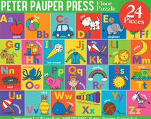 Load image into Gallery viewer, Peter Pauper Press Kids Floor Puzzle Alphabet
