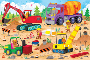 Peter Pauper Press Kids Floor Puzzle Construction