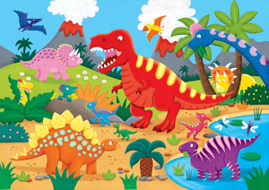 Peter Pauper Press Kids Floor Puzzle Dinosaurs