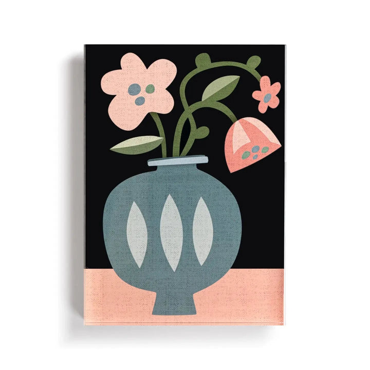Demdaco Decor Kindness Together Tile Acrylic Wall Art, Spring Floral Artwork