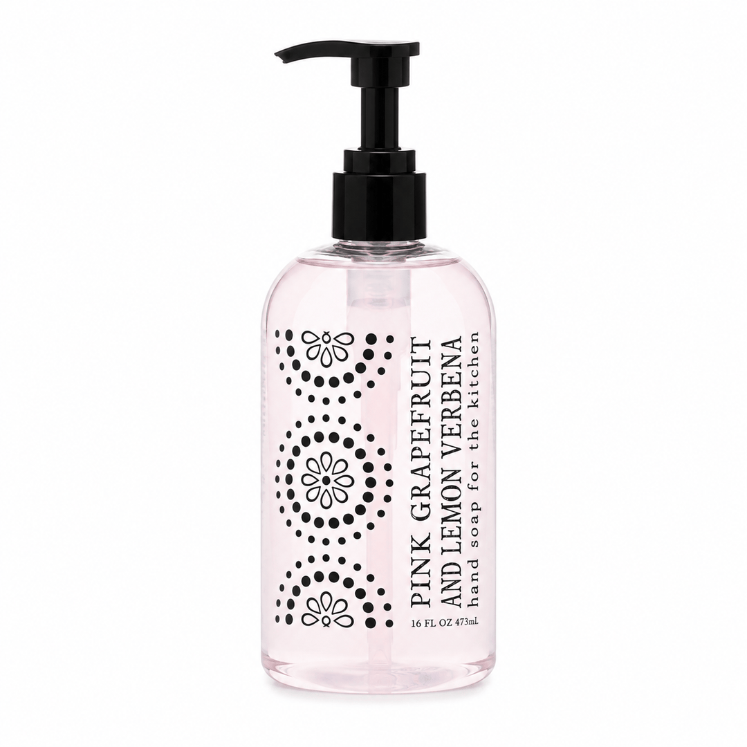 Greenwich Bay Trading Co. Kitchen &amp; Bar Pink Grapefruit Lemon Zest Kitchen Hand Soap | Made in USA | Greenwich Bay Trading Co.
