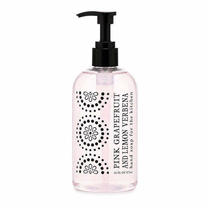 Greenwich Bay Trading Co. Kitchen &amp; Bar Pink Grapefruit Lemon Zest Kitchen Hand Soap | Made in USA | Greenwich Bay Trading Co.
