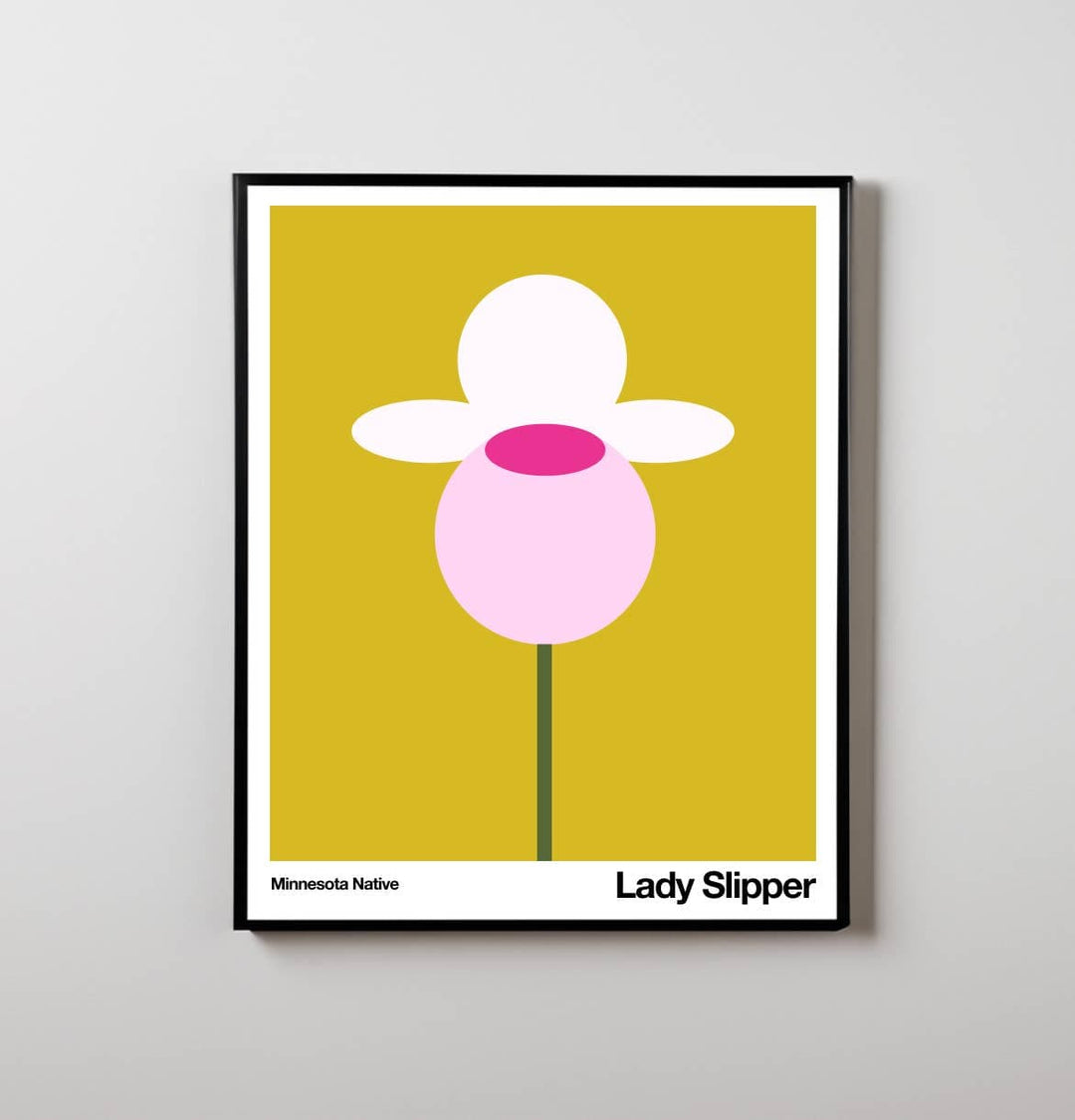 Little Dipper Art Lady Slipper | Art Print | Minnesota Native Plant