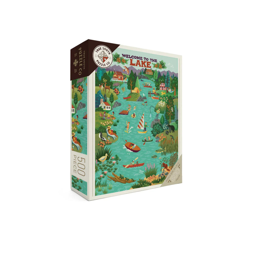 True South Puzzles Books Cards Games and Puzzles - Games and Puzzles Lake Living Puzzle