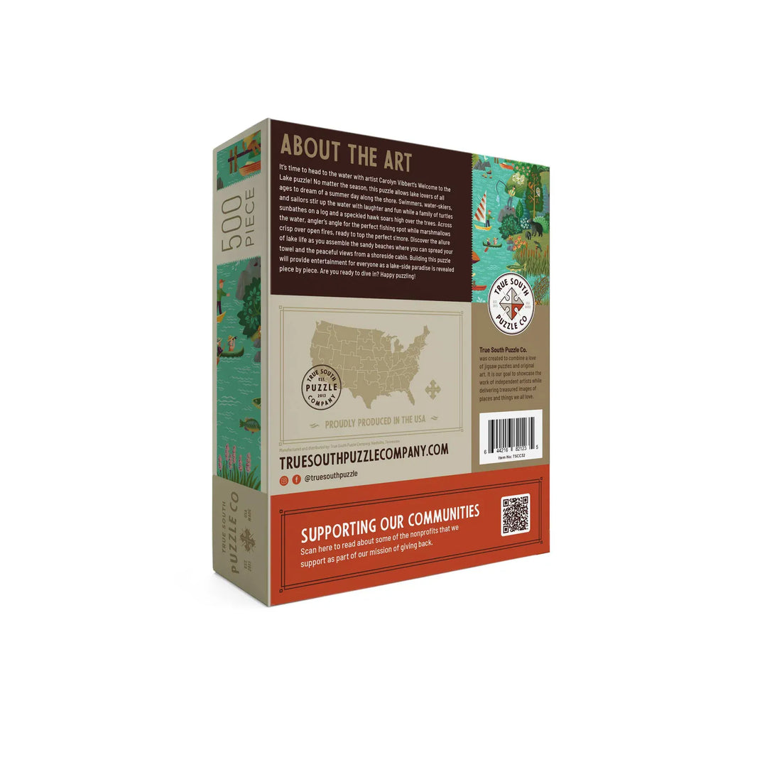 True South Puzzles Books Cards Games and Puzzles - Games and Puzzles Lake Living Puzzle