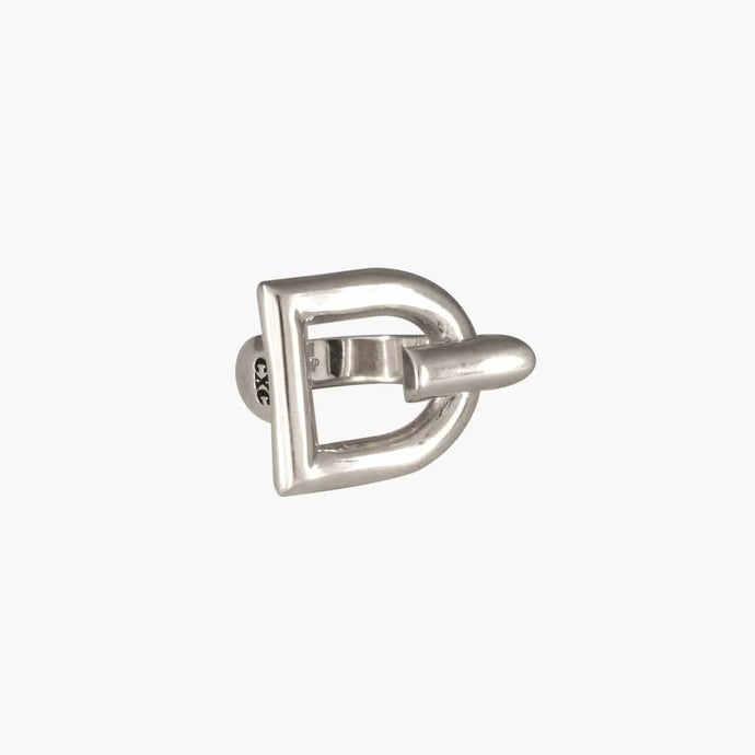 CXC Silver - 8.5 Large Buckle Ring