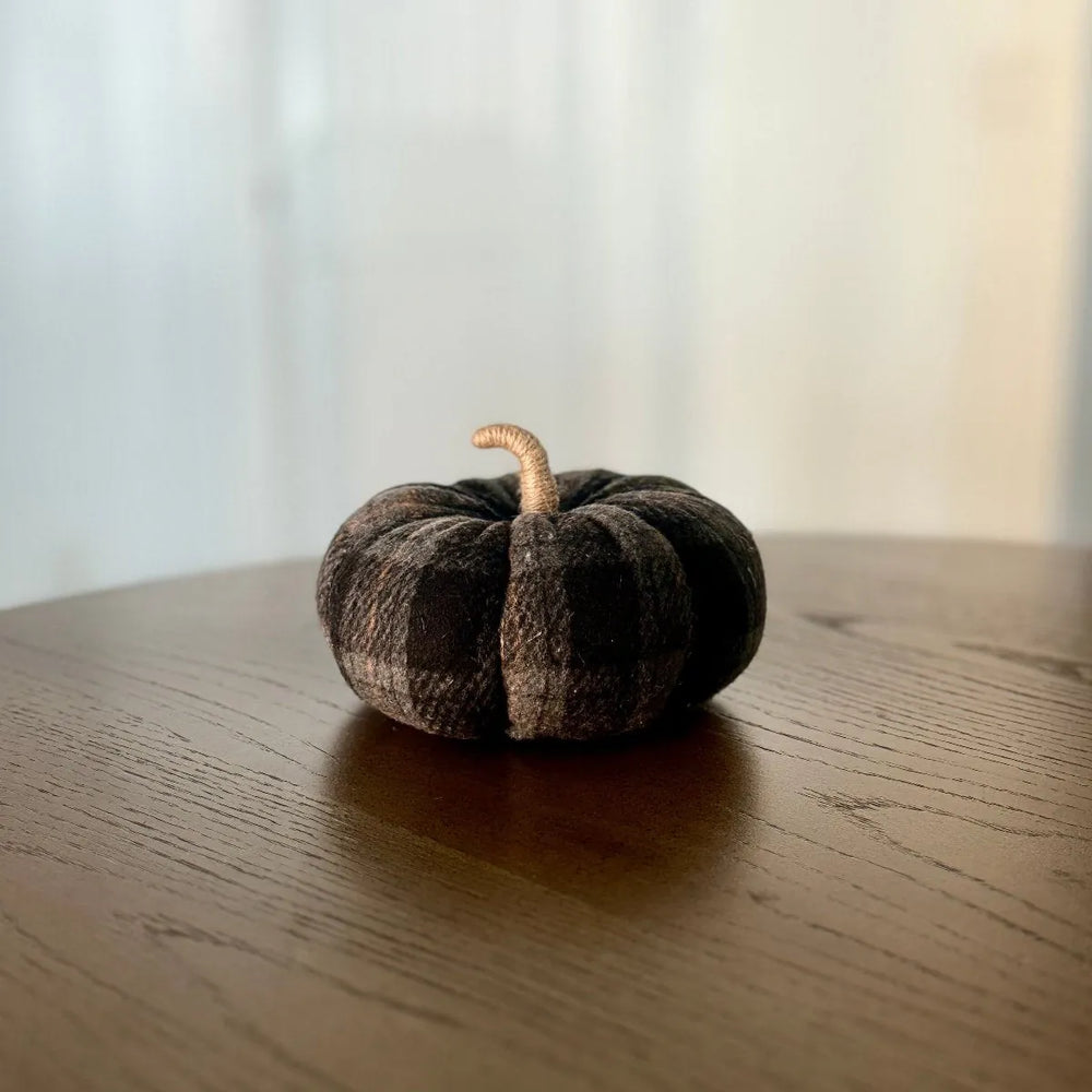 Collins Painting & Design Home Decor - Seasonal Large Dakota Plaid Pumpkin