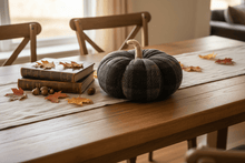Load image into Gallery viewer, Collins Painting &amp; Design Home Decor - Seasonal Large Dakota Plaid Pumpkin
