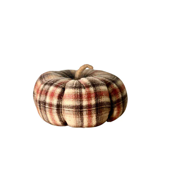 Collins Painting &amp; Design Home Decor - Seasonal Large Sienna Plaid Pumpkin