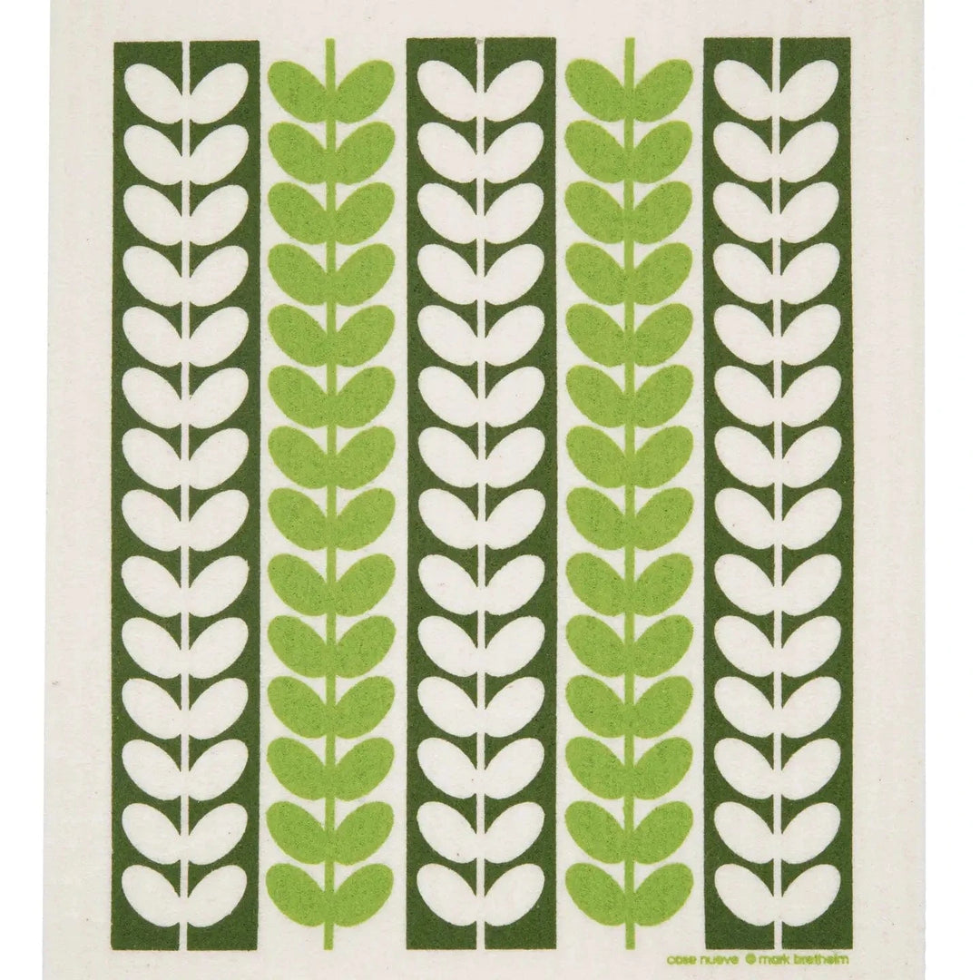 Cose Nuove Kitchen and Bar Leaf Stem Swedish Dishcloth