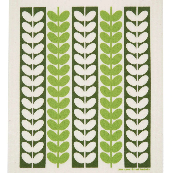 Cose Nuove Kitchen and Bar Leaf Stem Swedish Dishcloth