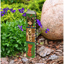 Load image into Gallery viewer, Demdaco Home Decor - Garden - Outdoor Lessons from Cat Mini Art Pole 13"
