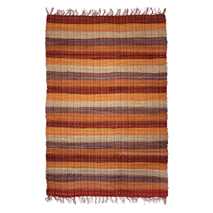 Michaelian Home Red 24" x 36" Lido Rag Rug