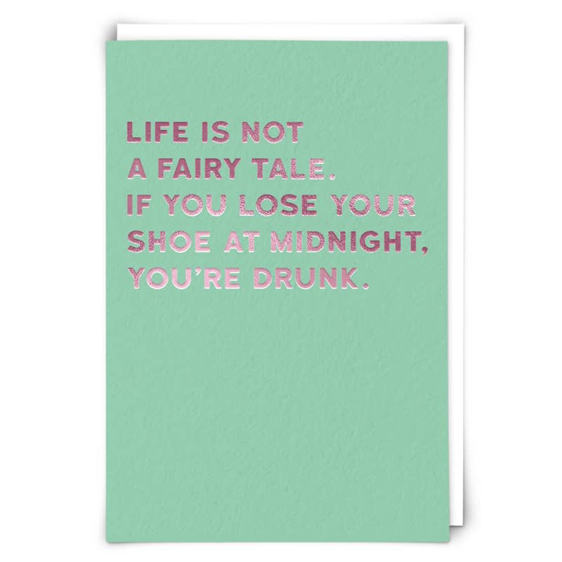 Redback Cards Greeting Cards Life Is Not a Fairy Tale Funny Greeting Card