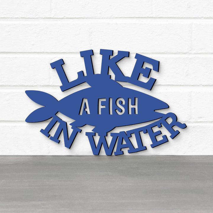 Spunky Fluff Proudly handmade in South Dakota, USA Like A Fish In Water, Wood Lake House Decor