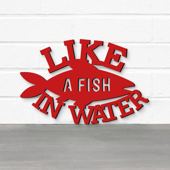 Spunky Fluff Proudly handmade in South Dakota, USA Like A Fish In Water, Wood Lake House Decor