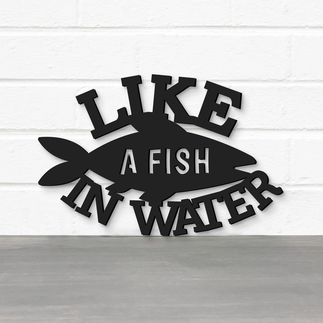 Spunky Fluff Proudly handmade in South Dakota, USA Like A Fish In Water, Wood Lake House Decor