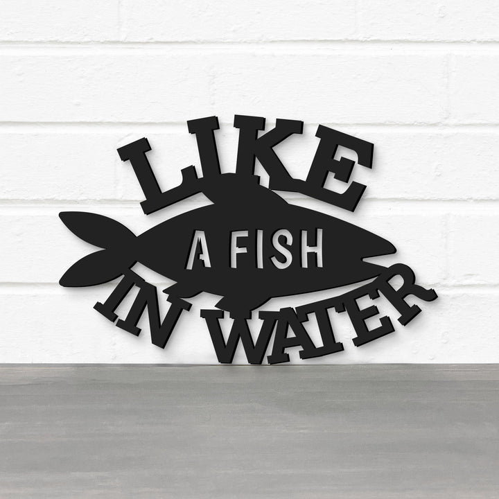 Spunky Fluff Proudly handmade in South Dakota, USA Like A Fish In Water, Wood Lake House Decor