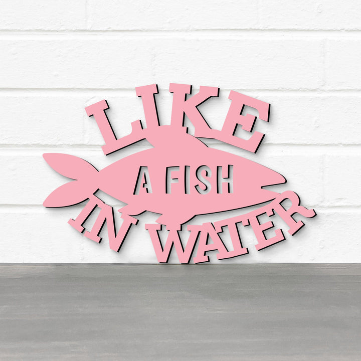 Spunky Fluff Proudly handmade in South Dakota, USA Like A Fish In Water, Wood Lake House Decor