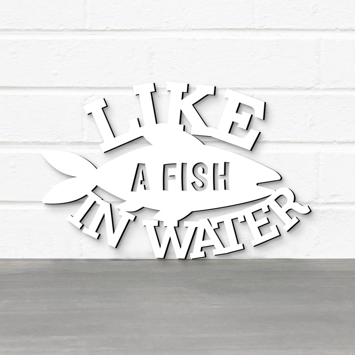 Spunky Fluff Proudly handmade in South Dakota, USA Like A Fish In Water, Wood Lake House Decor