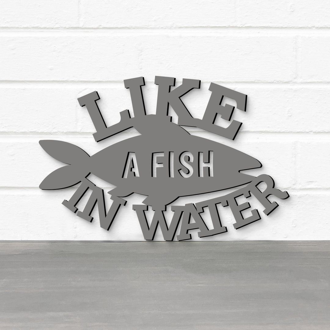 Spunky Fluff Proudly handmade in South Dakota, USA Like A Fish In Water, Wood Lake House Decor