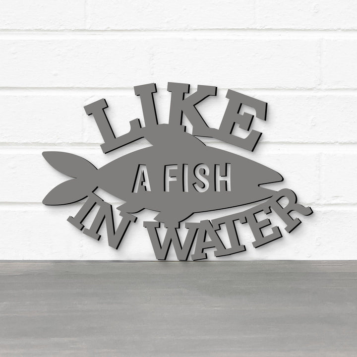 Spunky Fluff Proudly handmade in South Dakota, USA Like A Fish In Water, Wood Lake House Decor