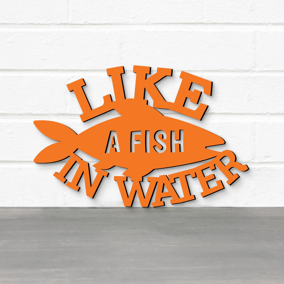 Spunky Fluff Proudly handmade in South Dakota, USA Like A Fish In Water, Wood Lake House Decor