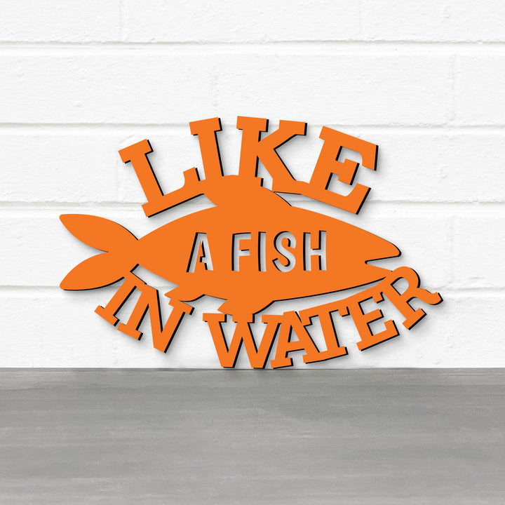 Spunky Fluff Proudly handmade in South Dakota, USA Like A Fish In Water, Wood Lake House Decor