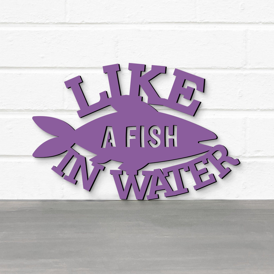 Spunky Fluff Proudly handmade in South Dakota, USA Like A Fish In Water, Wood Lake House Decor