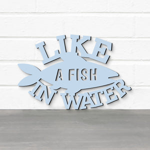 Spunky Fluff Proudly handmade in South Dakota, USA Like A Fish In Water, Wood Lake House Decor