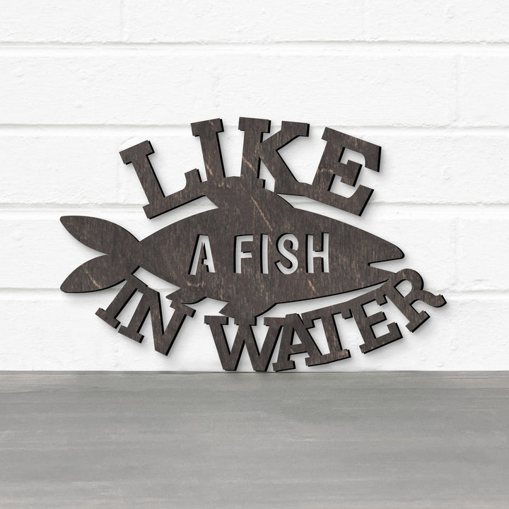 Spunky Fluff Proudly handmade in South Dakota, USA Like A Fish In Water, Wood Lake House Decor
