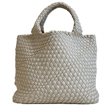 Load image into Gallery viewer, AhDorned Lily Woven Neoprene Tote with Pouch
