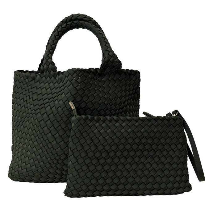 AhDorned Army Lily Woven Neoprene Tote with Pouch