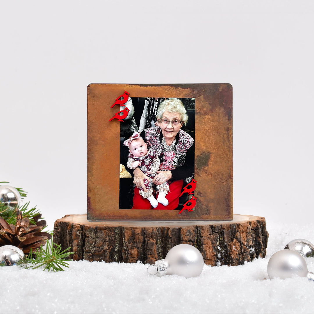 Spunky Fluff Proudly handmade in South Dakota, USA Limited Edition Cardinal Bird Magnets, Mini