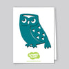 Spunky Fluff Proudly handmade in South Dakota, USA Limited Edition Owl Magnet, Large