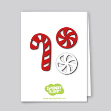 Load image into Gallery viewer, Spunky Fluff Proudly handmade in South Dakota, USA Limited Edition Peppermint Magnets, Mini
