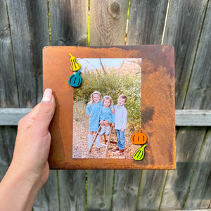 Spunky Fluff Proudly handmade in South Dakota, USA Limited Edition Pumpkin Magnets, Mini Assorted Cute Pumpkin Magnets