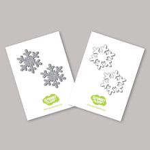 Load image into Gallery viewer, Spunky Fluff Proudly handmade in South Dakota, USA Limited Edition Snowflake Magnets, Small
