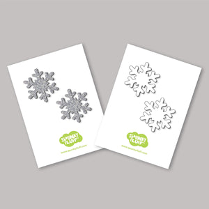 Spunky Fluff Proudly handmade in South Dakota, USA Limited Edition Snowflake Magnets, Small