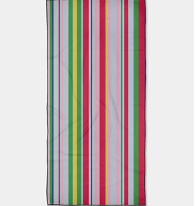 Geometry Kitchen and Bar Line It Up Melon Beach Towel