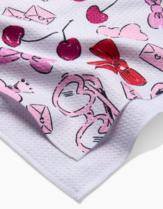 Geometry Towels Lip Smacking Good Tea Towel