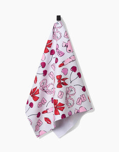 Geometry Towels Lip Smacking Good Tea Towel